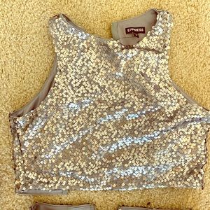2 piece EXPRESS sparkle attire